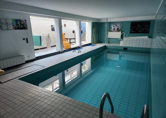Casa Blanca Mit Privatem Schwimmbad 26 Grad Und Sauna شقة