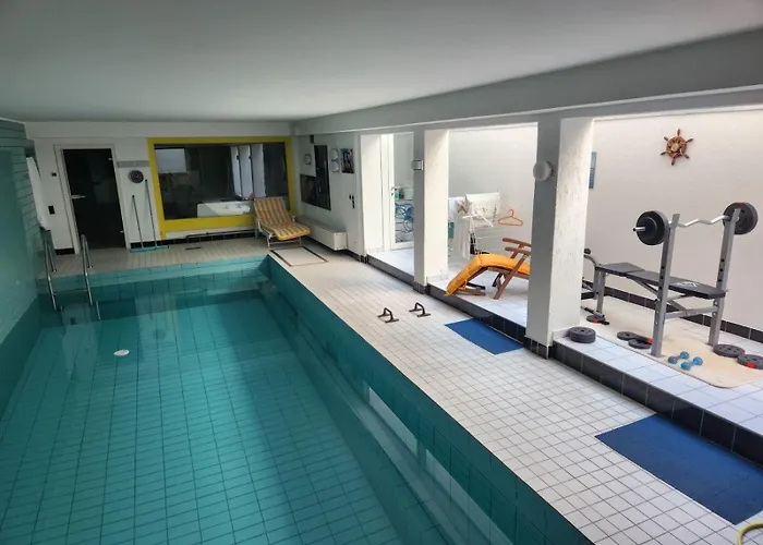 Casa Blanca Mit Privatem Schwimmbad 26 Grad Und Sauna Διαμέρισμα Ντούισμπουργκ